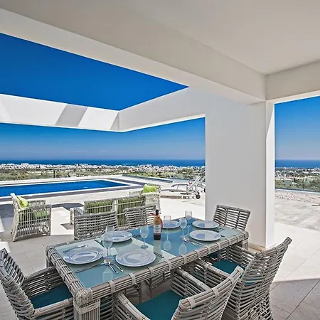 Saranta Gold - Exquisite 3 Bedroom With Private Pool And Panoramic Views Вилла Протарас